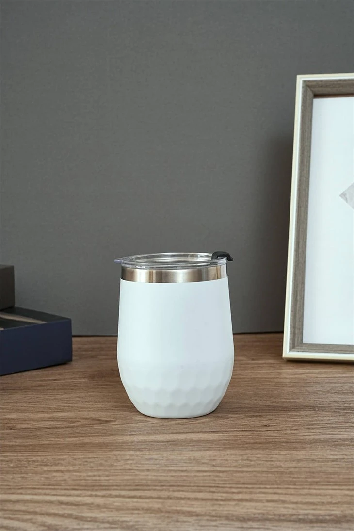 12oz Stainless Steel Double Wall Wine Tumbler