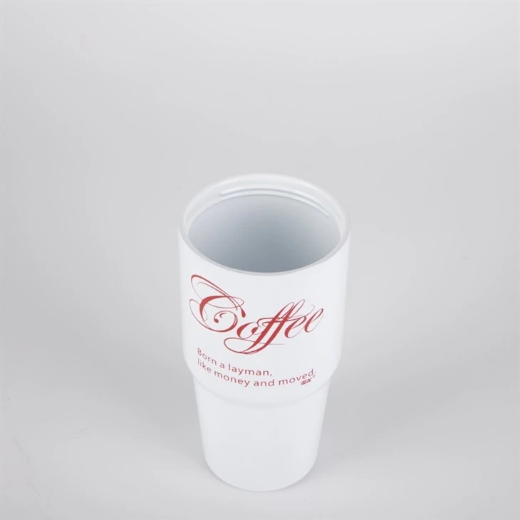 Stainless Steel Coffee Cup With Ceramic Inside Coffee Mug With Handle